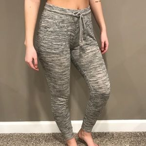 grey heather joggers